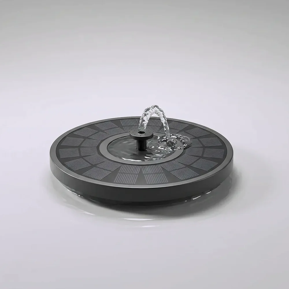 Sun-Powered Floating Fountain
